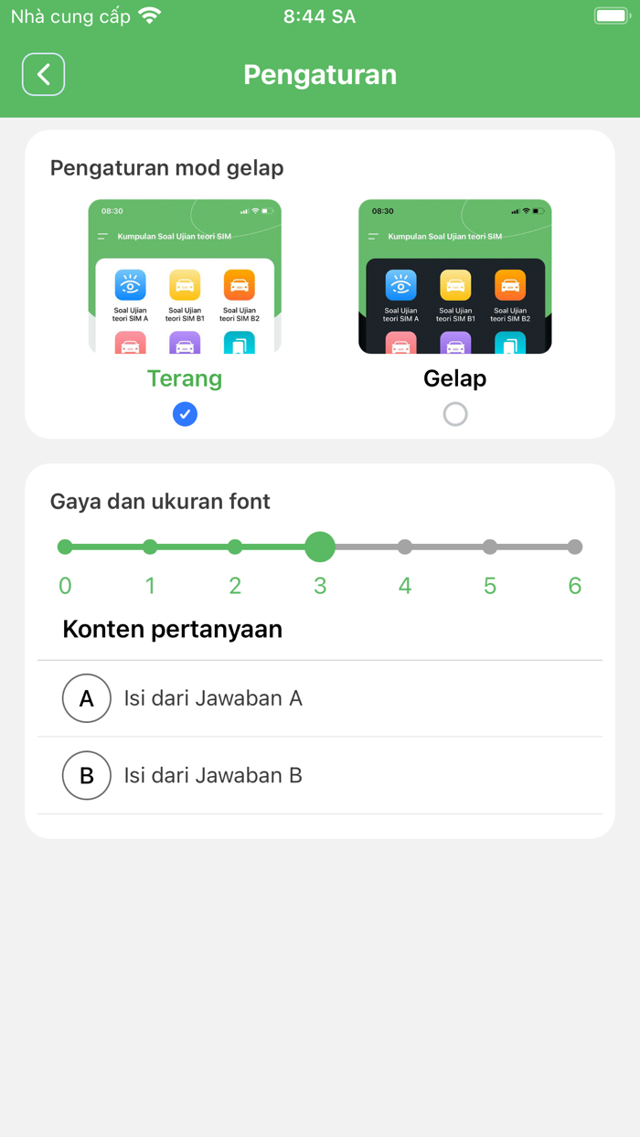 Soal Ujian teori SIM