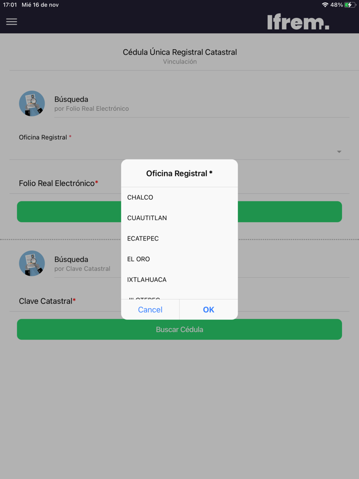 Cédula Registral y Catastral