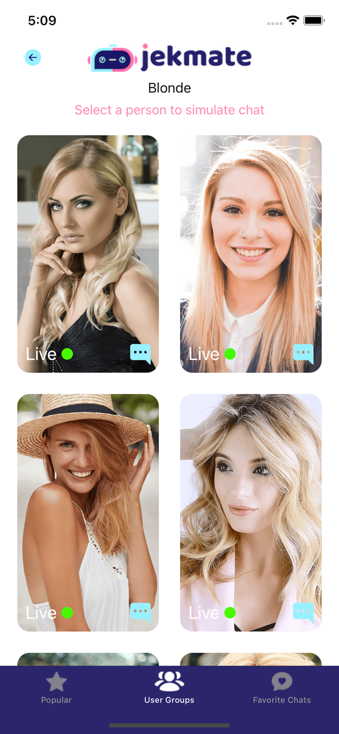 JekMate Unlimited Chats