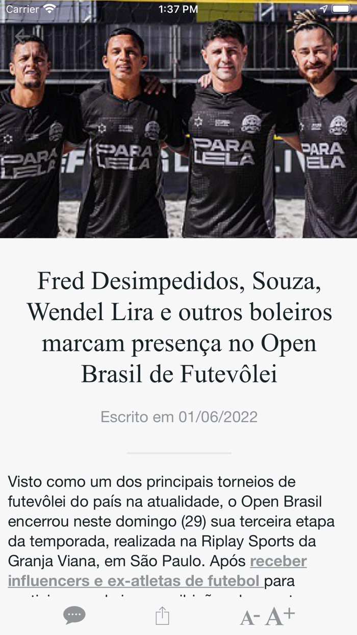 Pé na Areia Esportes