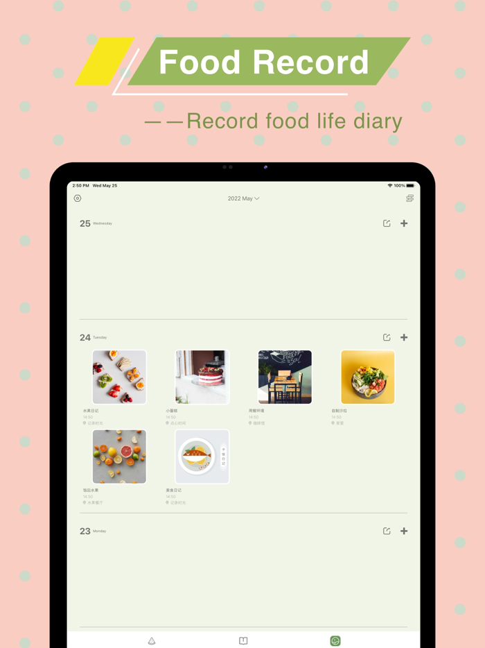 Daily Dish - Food Journal