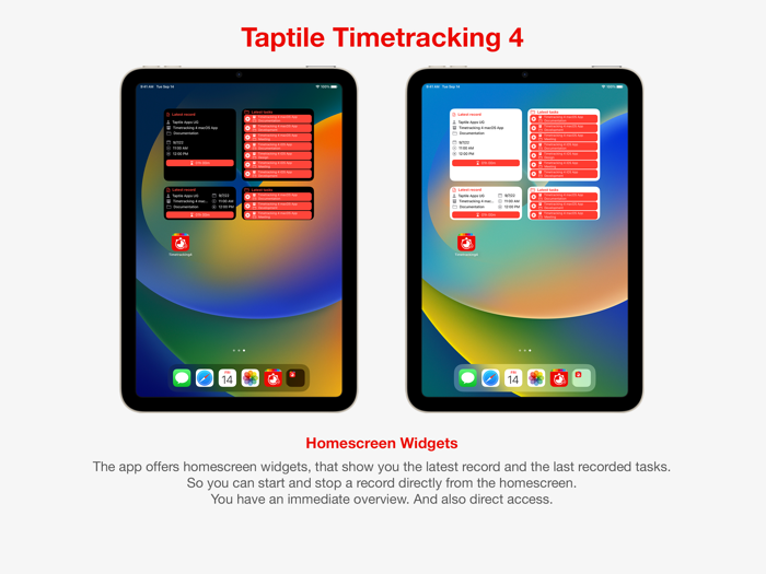 Taptile Timetracking 4
