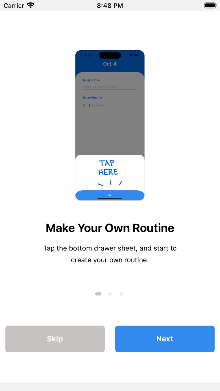 Today Focus Routine Planner
