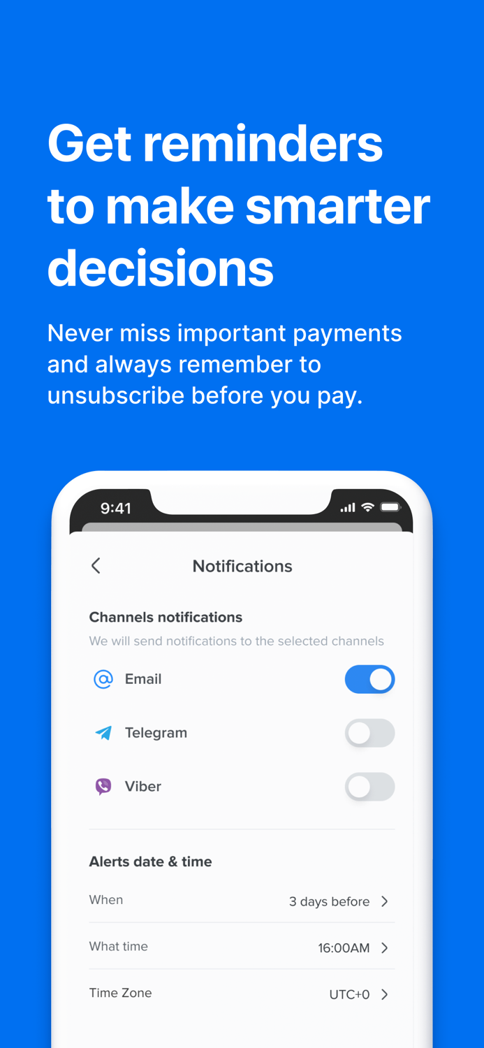 INXY — Subscriptions Tracker