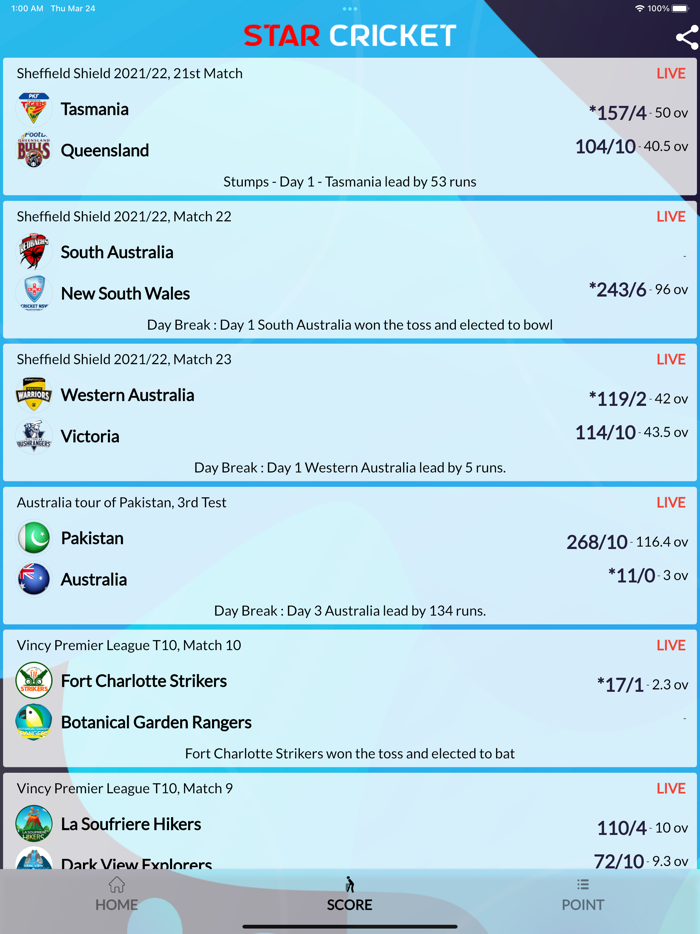 Star Cricket - IPL Live