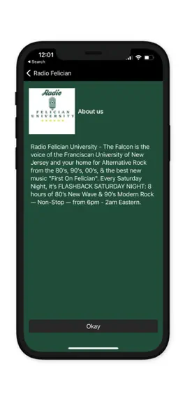 Game screenshot Radio Felician University apk