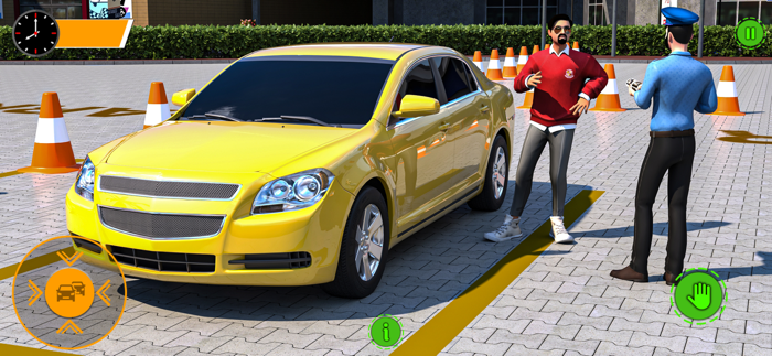 ที่จอดรถเกมขับรถจริง