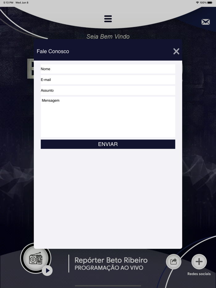 Repórter Beto Ribeiro