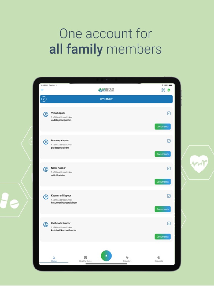 Driefcase ABHA, Health Records