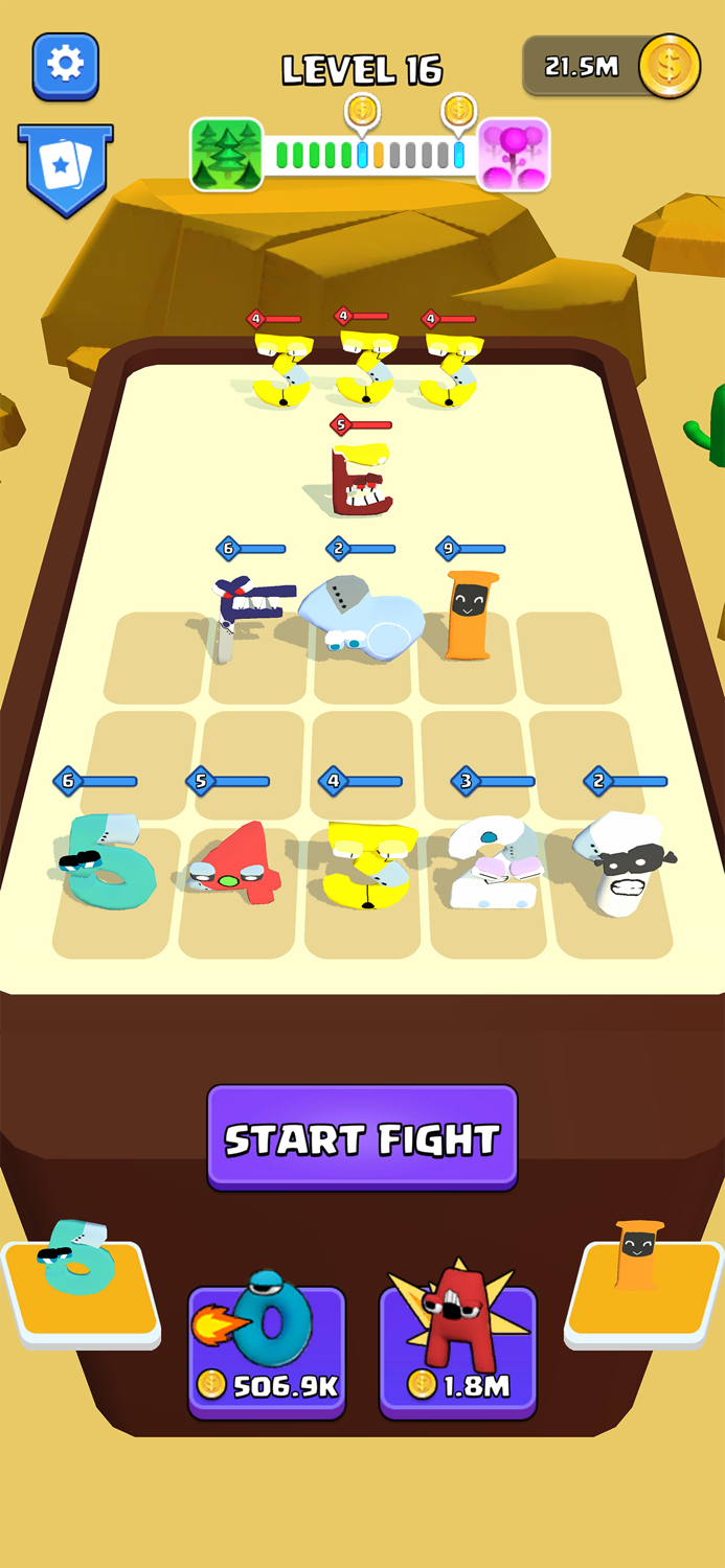 Alphabet Merge Monster Fusion