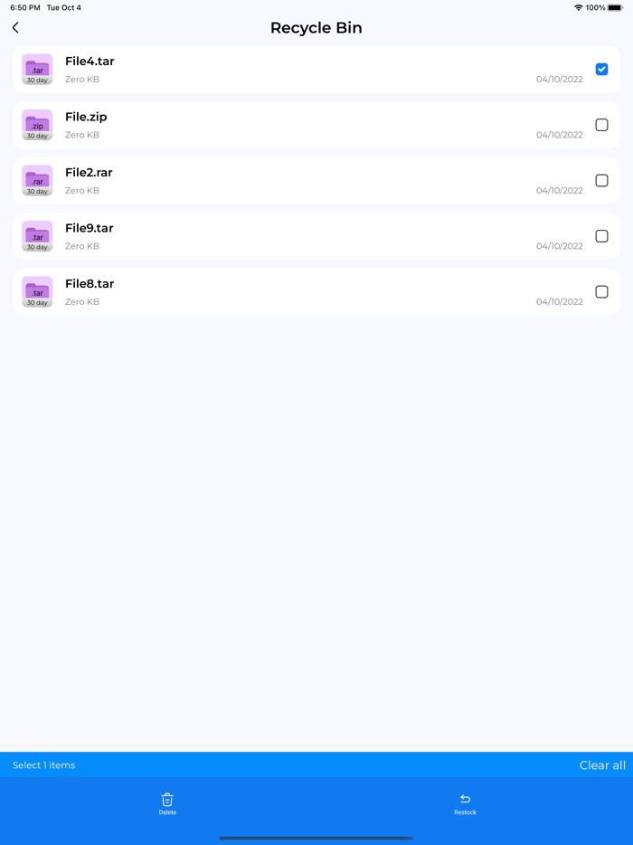 File Extractor Zip, 7Zip, Rar