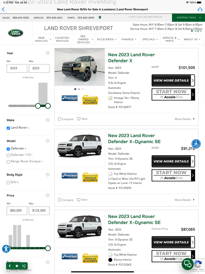 Land Rover Shreveport
