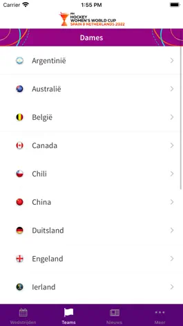 Game screenshot FIH Hockey Women's World Cup apk
