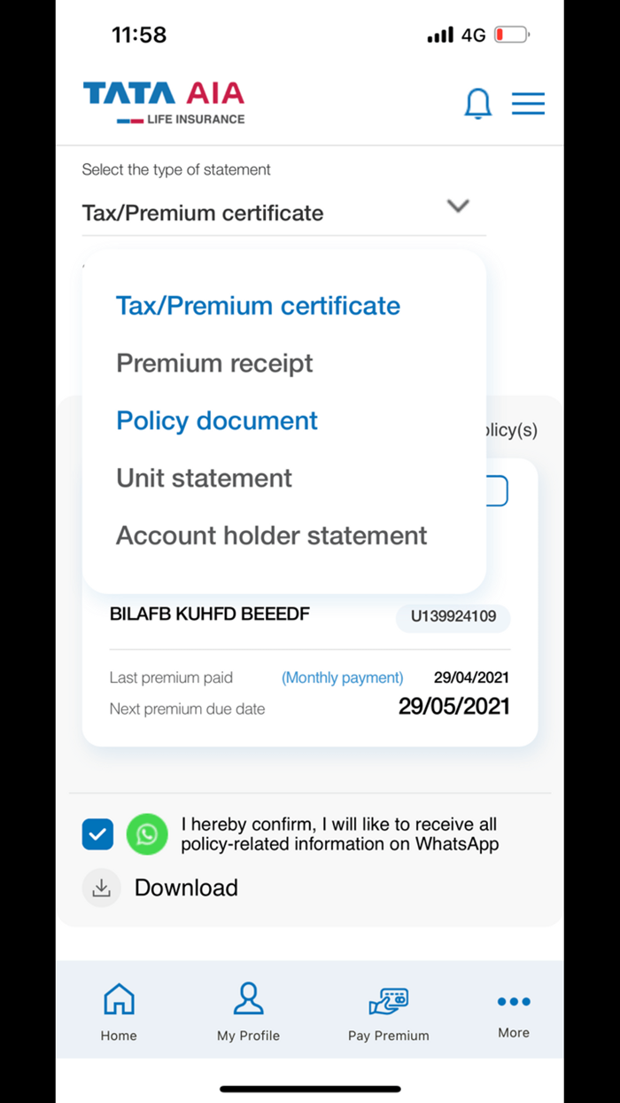 Tata AIA Life Insurance