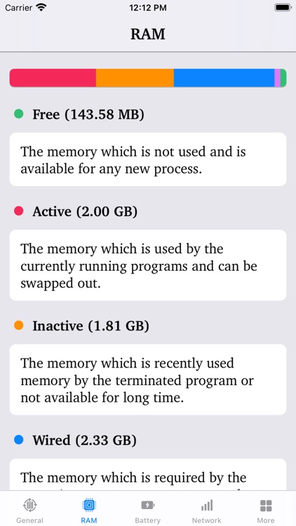 System Info - Monitor RAM & OS