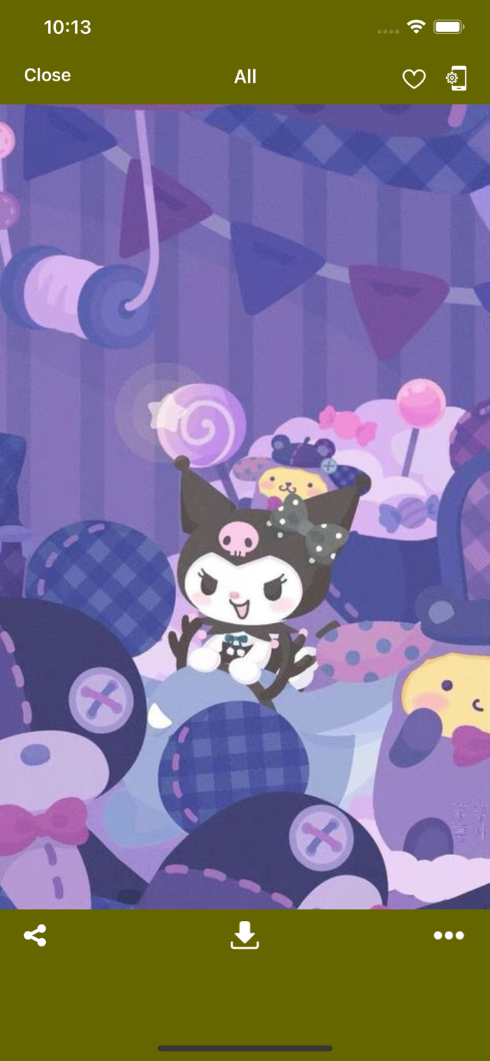 Sanrio  Kuromi Wallpaper 4k