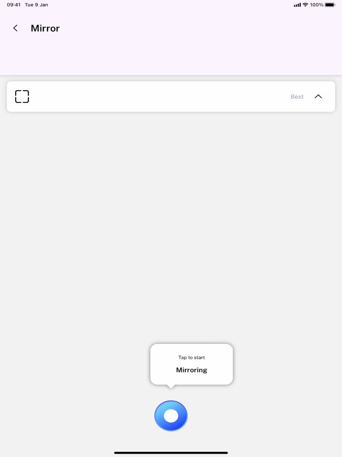 Screen Mirroring TV Shareplay