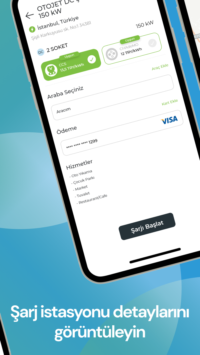 OTOJET Araç Şarj İstasyon Ağı