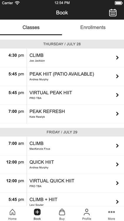 PEAK Climb + HIIT Studio