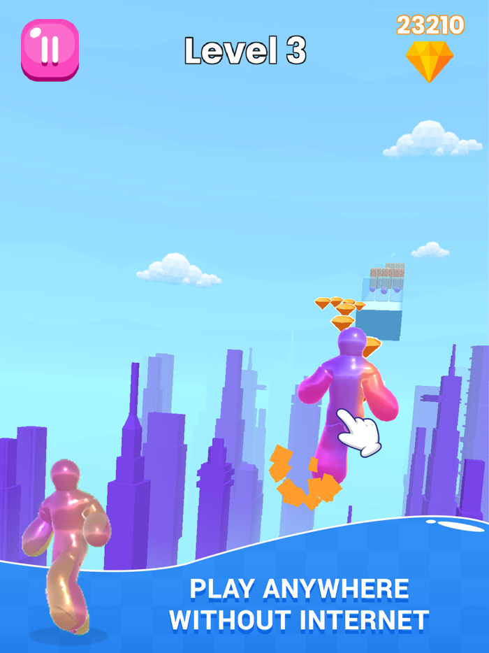 Jelly Runner Man - Bubble Hero