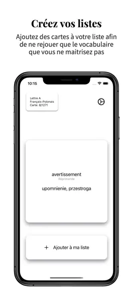 Game screenshot Vocabulaire Polonais-Français hack