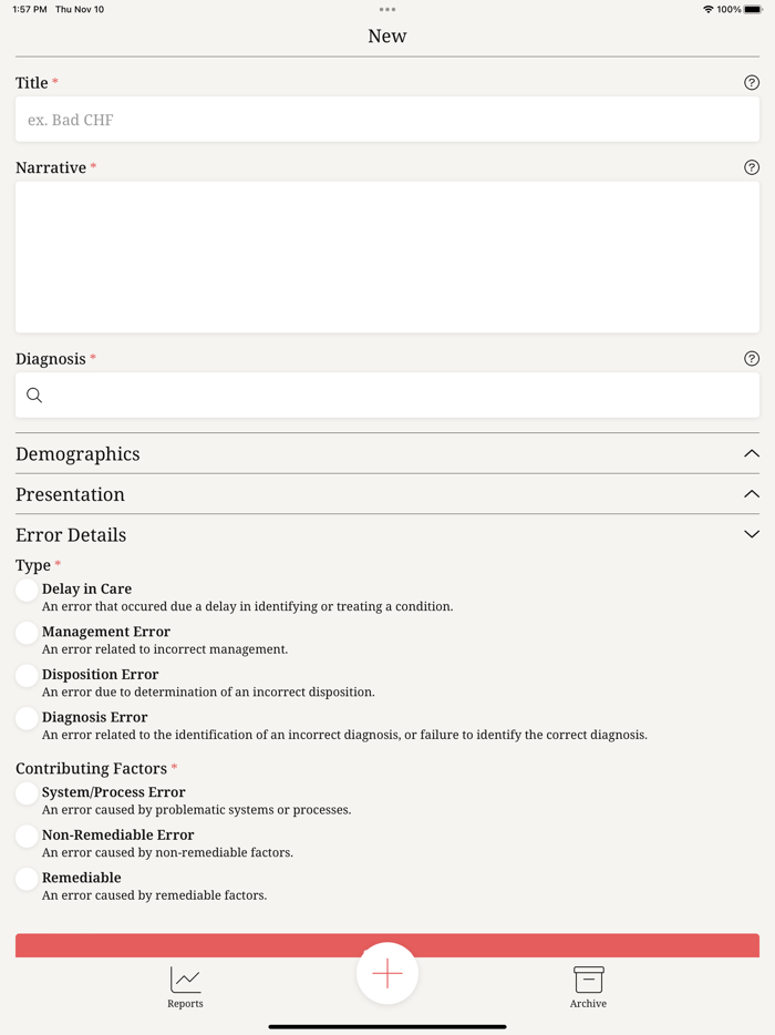 myQI Personalized Medical QI