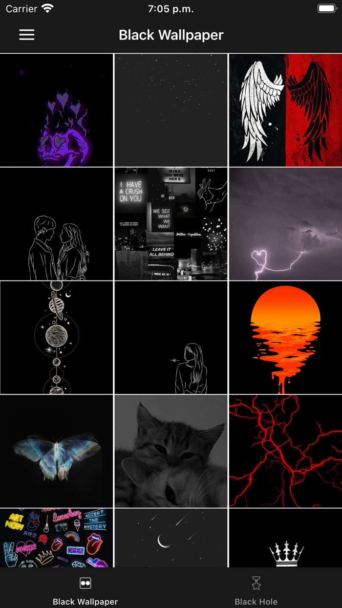 Black Wallpaper Background