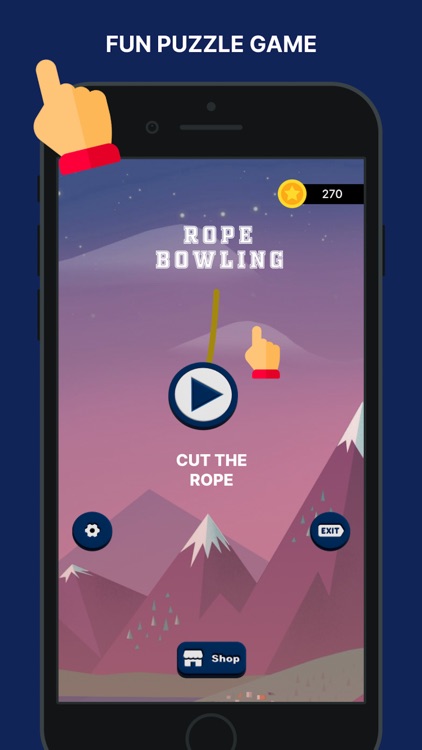 Rope Bowling - Puzzle Game