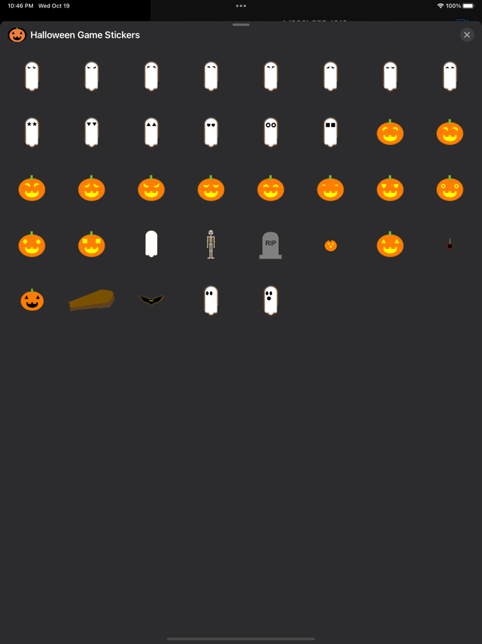 Halloween Game Stickers