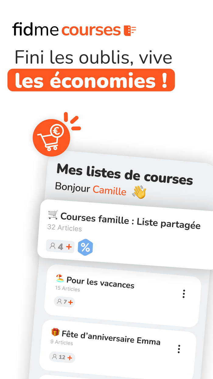 FIDME Courses  Liste  Promos