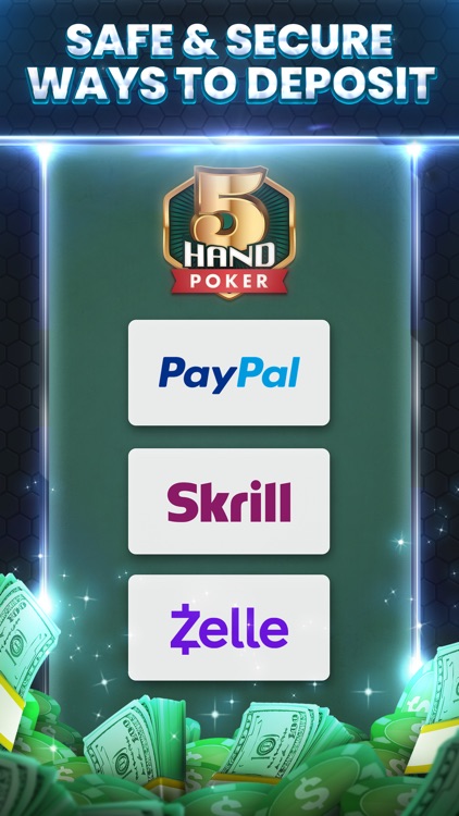 5-Hand Poker: Real Money Game screenshot-7