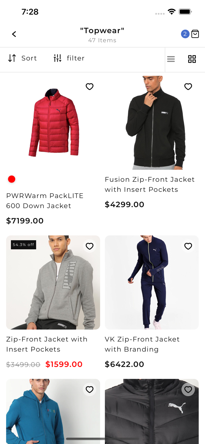 B2C - Fashion eCommerce App