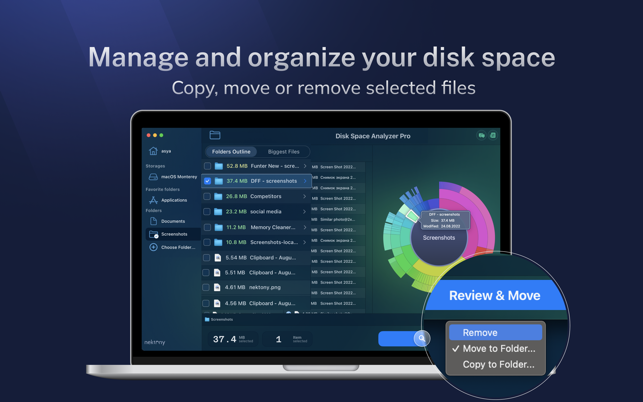 ‎Disk Space Analyzer Pro Screenshot