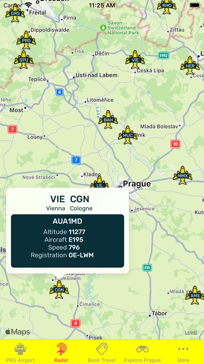 Prague Airport (PRG) + Radar screenshot-5