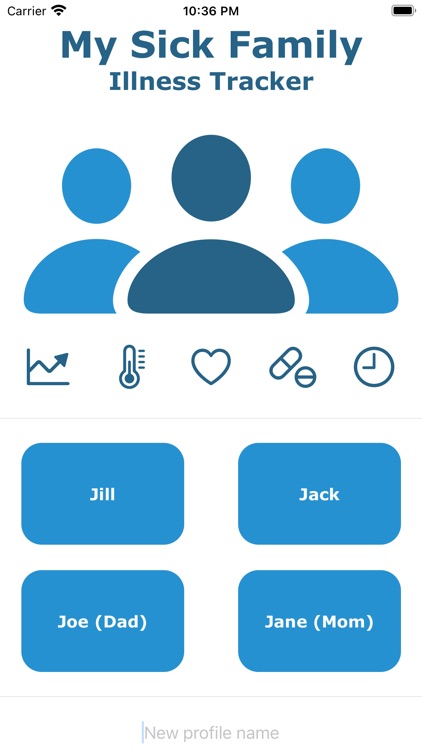 My Sick Family Illness Tracker