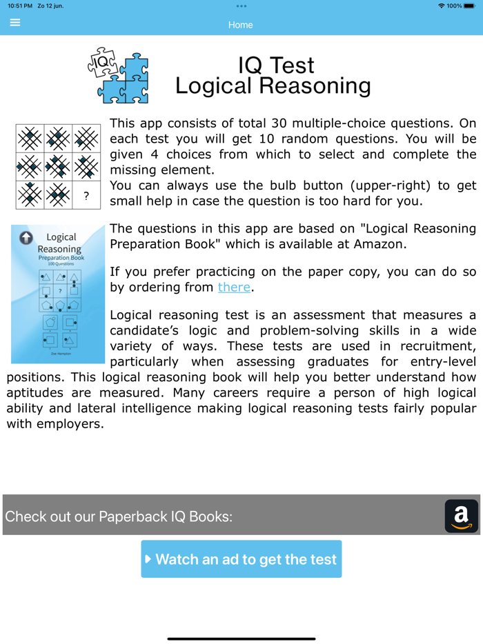 IQ Test Logical Reasoning