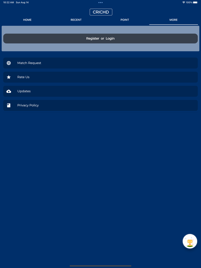 CricHD - Asia Cup Live