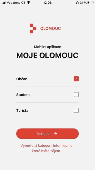 Moje Olomouc screenshot 2