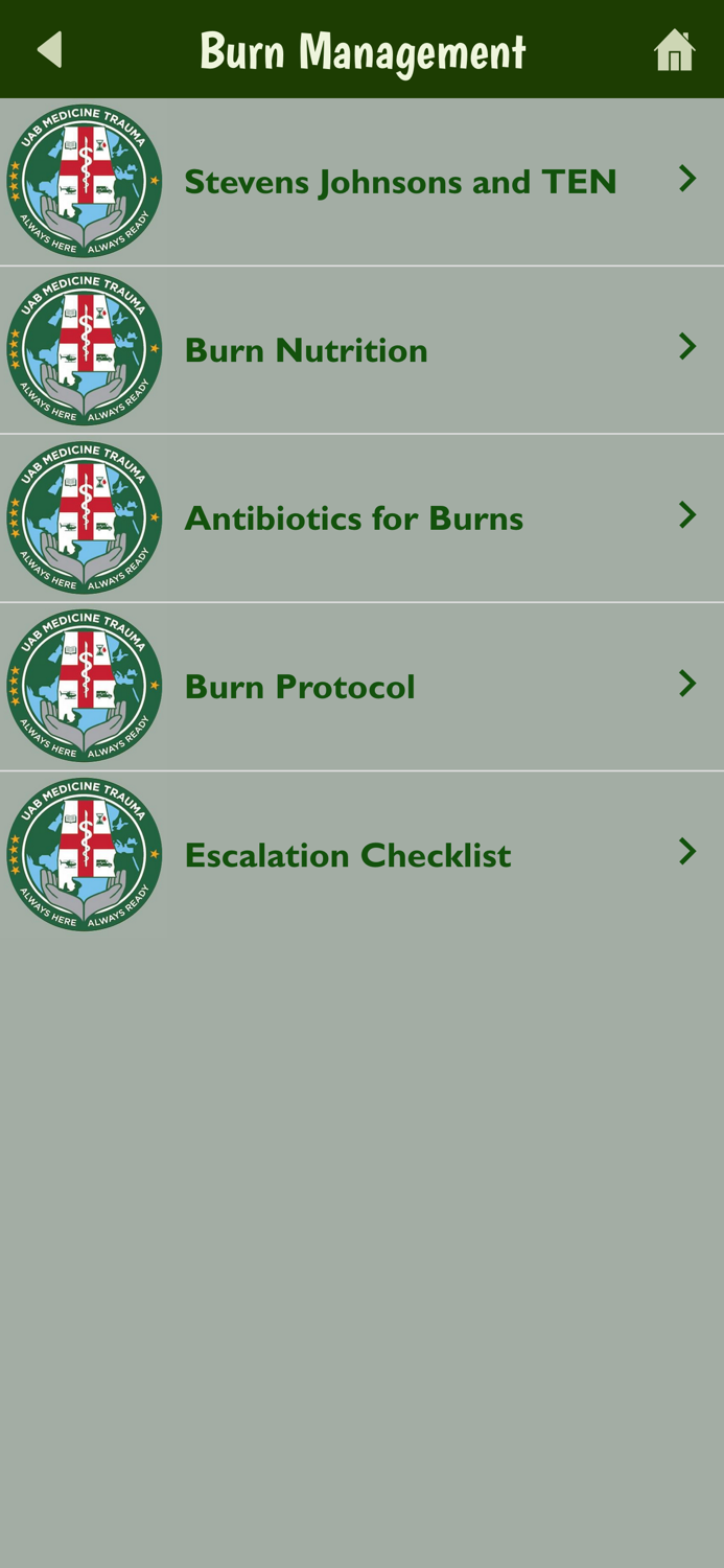 UAB Trauma App