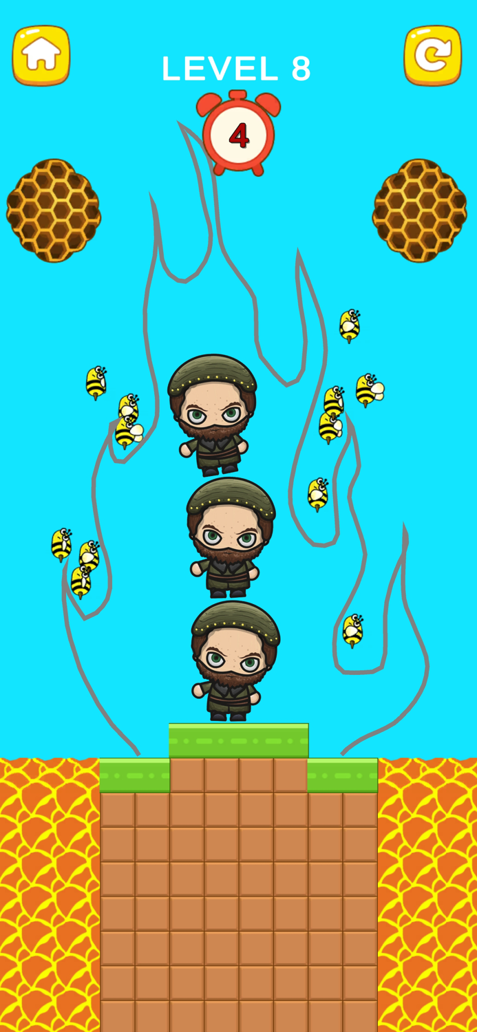 Bee vs Dog - Draw to Save Pets