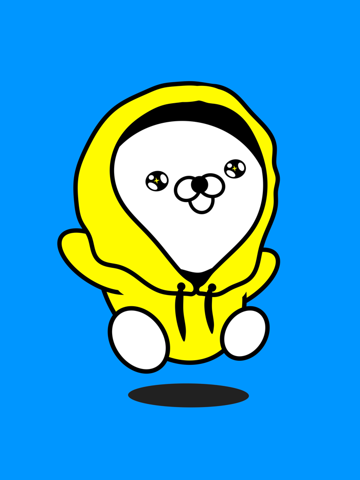 パーカーアザラシ