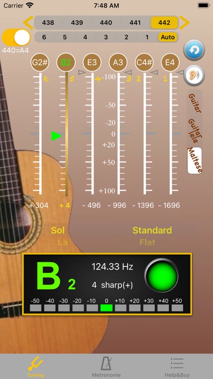 GuitarTuner - Tuner for Guitar screenshot-4