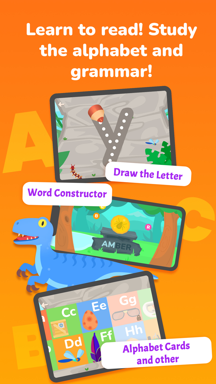 Dino Preschool learn abc  123