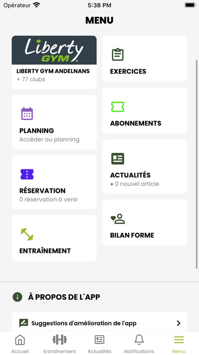 Liberty GYM France screenshot 3
