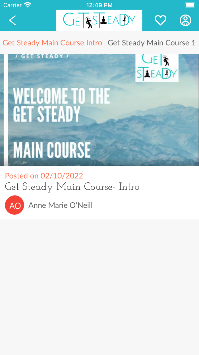 Get Steady- Balance Exercises