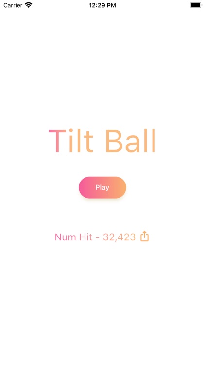 Tilt Ball Game