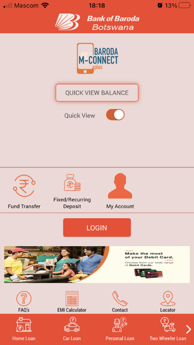 Baroda M-Connect Plus Botswana screenshot 2