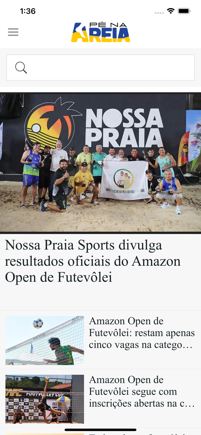Pé na Areia Esportes