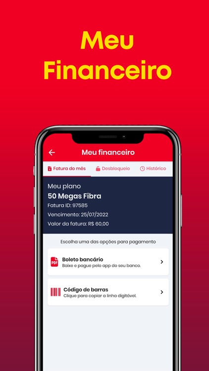 My Internet - App do Cliente