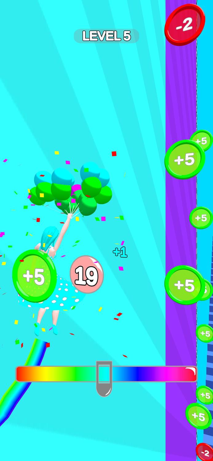 Colorful Balloons 3D